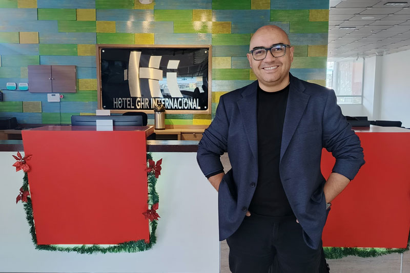Mario Álvarez se hospeda en nuestro Hotel